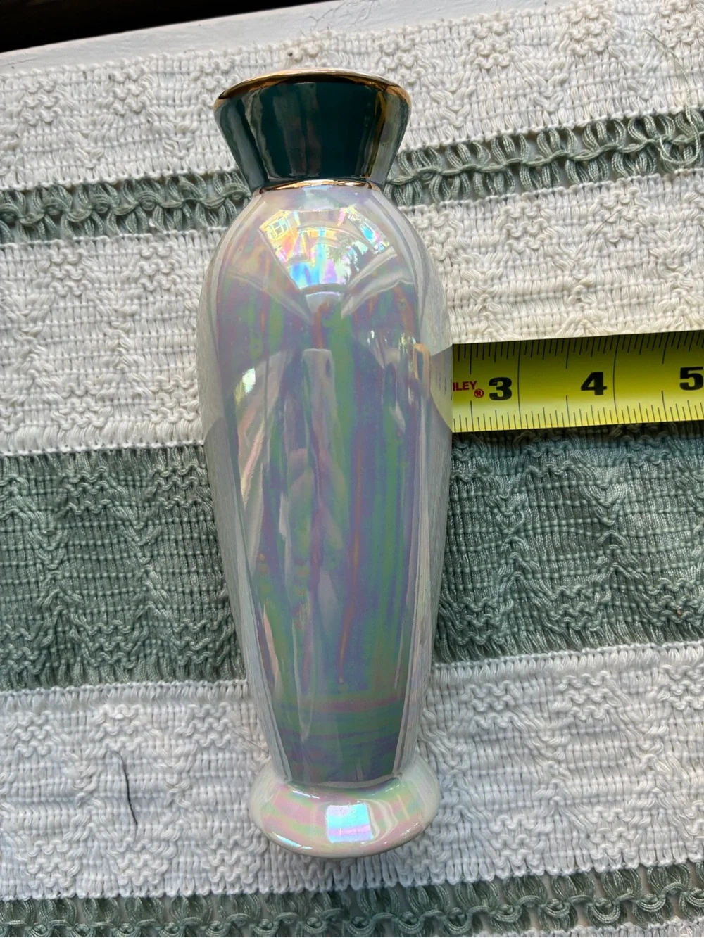 Bahamas Iridescent Shell Decorative Vase